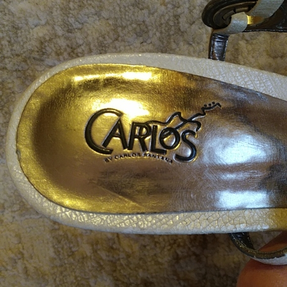 Carlos by Carlos Santana "Battle" Gladiator Leather Sandals 9.5M - Picture 3 of 16